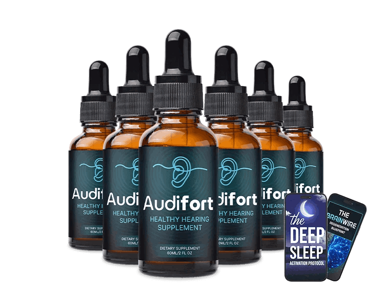 Audifort 6 Bottles — 180-Day Supply